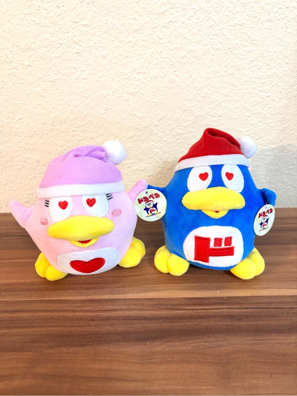 Don Quijote Mascot character Donpen & Donko penguin plush 6” bundle